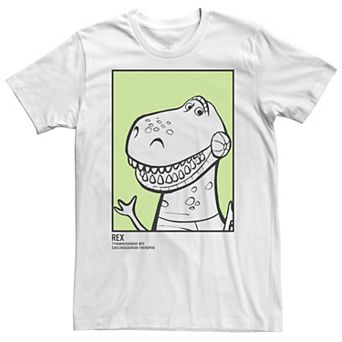 Big & Tall Disney / Pixar Toy Story Rex ID Card Tee