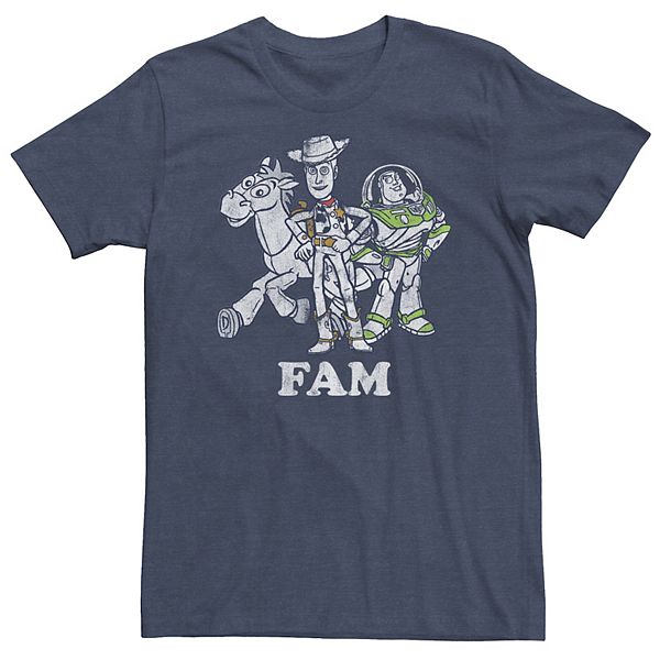 Big & Tall Disney / Pixar Toy Story Buzz Lightyear and Woody Family Tee