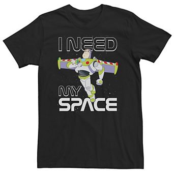 Big & Tall Disney / Pixar Toy Story Buzz Lightyear "I Need My Space" Tee