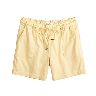 Women's Croft & Barrow® Pull-On Utility Shorts