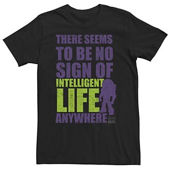 Disney / Pixar's Toy Story Buzz Lightyear No Sign of Intelligent Life Big & Tall Graphic Tee