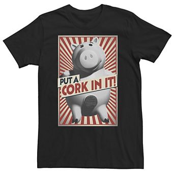 Big & Tall Disney / Pixar Toy Story Hamm Piggy Bank Put A Cork In It Tee