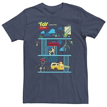 Disney / Pixar's Toy Story Big & Tall 8-Bit Classic Game Tee