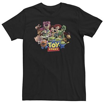 Big & Tall Disney / Pixar Toy Story Buzz Lightyear, Woody & Jessie Running Tee