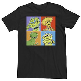 Big & Tall Disney / Pixar Toy Story Group Portrait Panels Tee