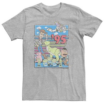 Disney / Pixar's Toy Story Big & Tall 95 Retro Distressed Colorful Tee