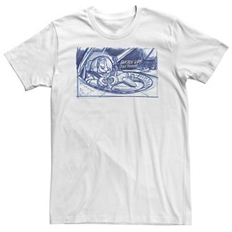 Big & Tall Disney / Pixar Toy Story Buzz Buckle Up Sketch Tee