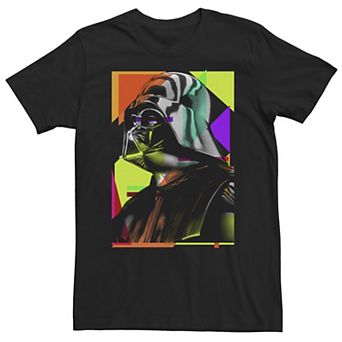 Big & Tall Star Wars Vader Geometric Hard Colors Tee