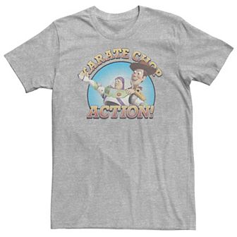Big & Tall Disney / Pixar Toy Story Buzz & Woody Karate Chop Action Tee
