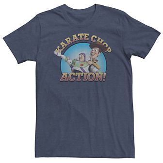 Big & Tall Disney / Pixar Toy Story Buzz & Woody Karate Chop Action Tee