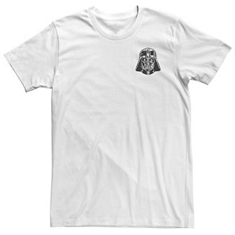 Big & Tall Star Wars Vader Detailed Pocket Helmet Z2 Tee