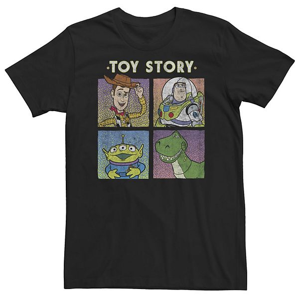 Big & Tall Disney / Pixar Toy Story Square Retro Portraits Tee