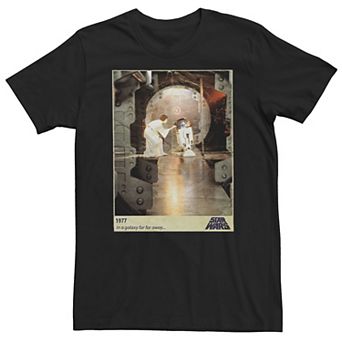 Big & Tall Star Wars Princess Leia & R2-D2 Poster Tee