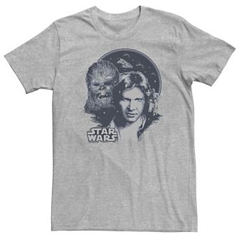 Big & Tall Star Wars Retro Group Shot Logo Tee