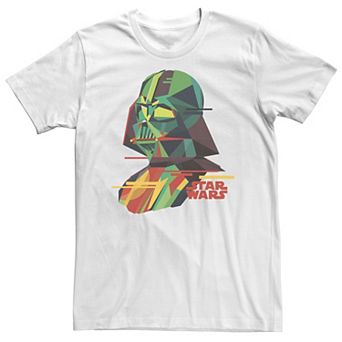 Big & Tall Star Wars Geometric Darth Vader Portrait Tee