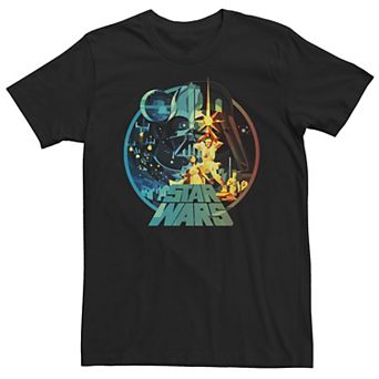Big & Tall Star Wars Classic Geometric Poster Tee