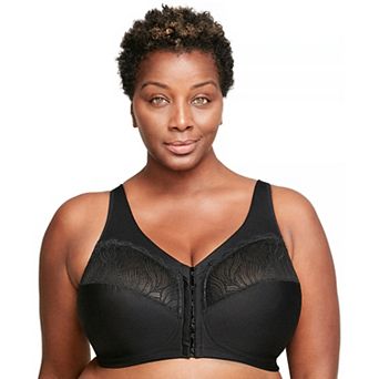 Plus Size Glamorise Full-Figure MagicLift Front-Close Wireless Bra 1210