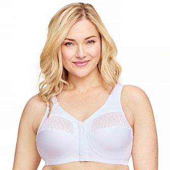 Plus Size Glamorise Full-Figure MagicLift Front-Close Wireless Bra 1210