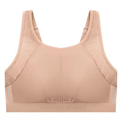 Plus Size Glamorise Full-Figure Wireless No-Sweat Mesh Sports Bra 1068