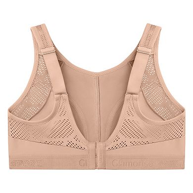 Plus Size Glamorise Full-Figure Wireless No-Sweat Mesh Sports Bra 1068