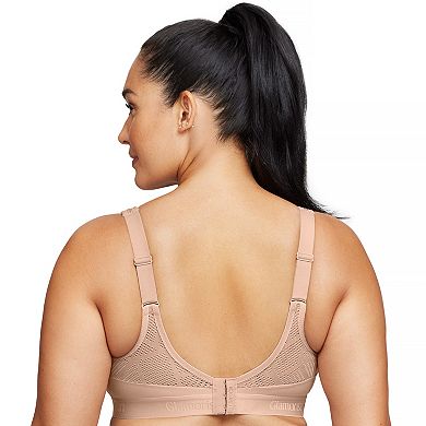 Plus Size Glamorise Full-Figure Wireless No-Sweat Mesh Sports Bra 1068