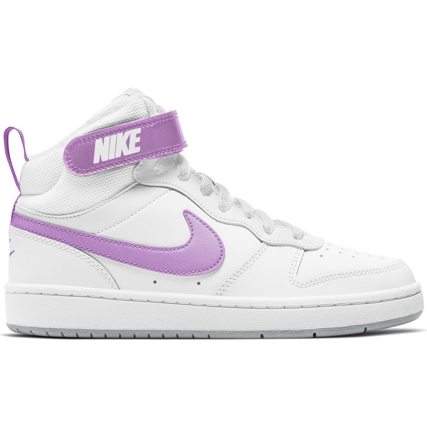 nike court borough mid 2 purple