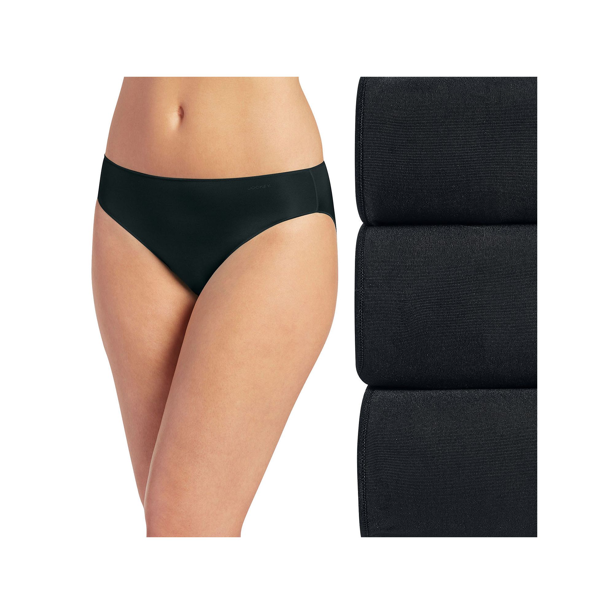 Womens Jockey® No Panty Line Promise® 3-Pack Bikini Panty Set 1770, Size