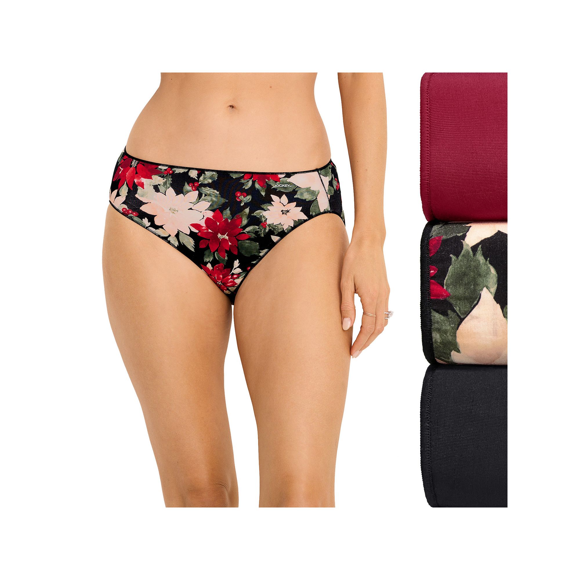 Womens Jockey® No Panty Line Promise® 3-Pack Bikini Panty Set 1770, Size