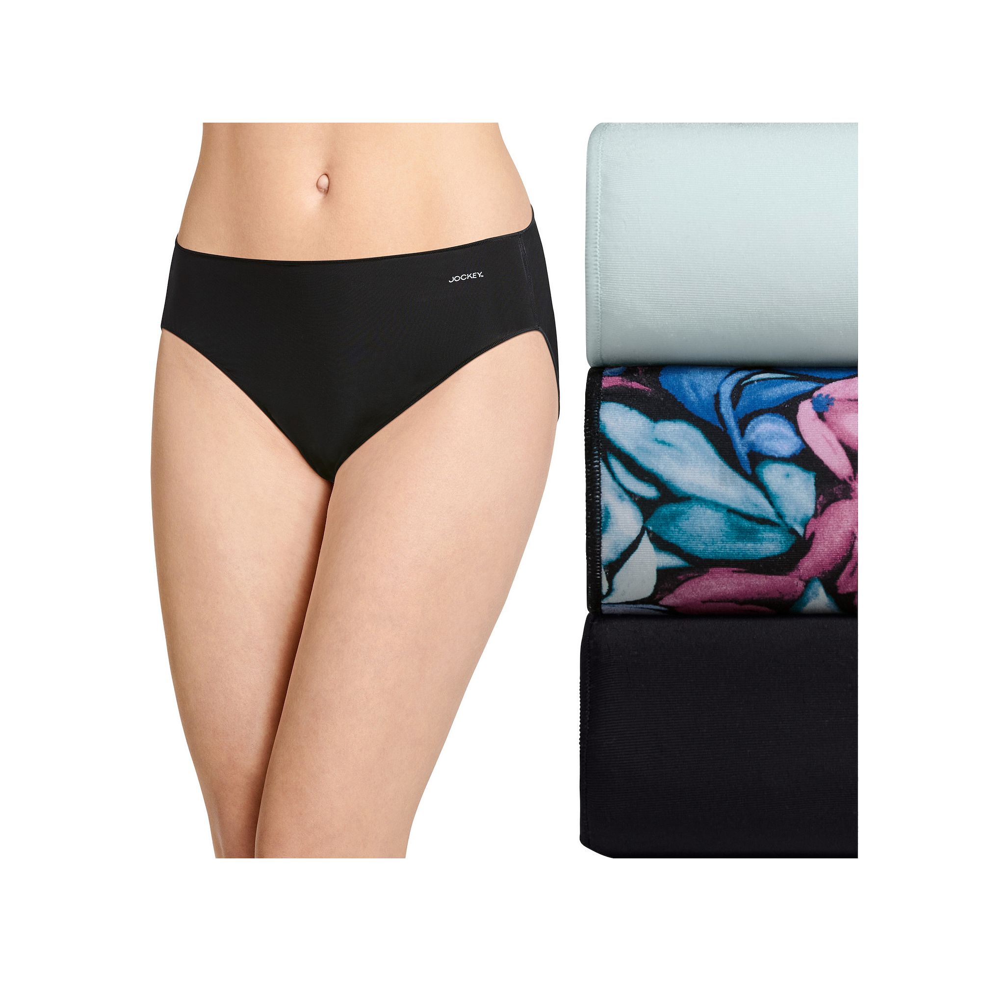Womens Jockey® No Panty Line Promise® 3-Pack Bikini Panty Set 1770, Size