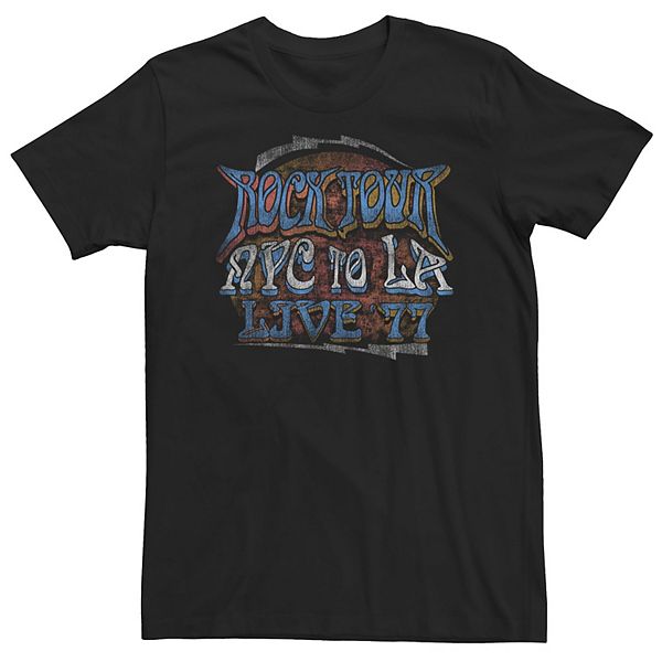 Big & Tall Live 77 Vintage Rock Tour Tee