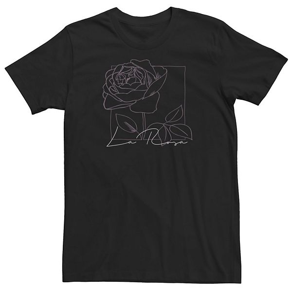 Big & Tall La Rosa Line Art Tee