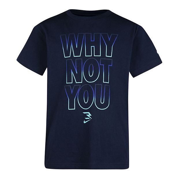 Nike 3BRAND by Russell Wilson Big Boys 8-20 Inspire Short-Sleeve Tee - M