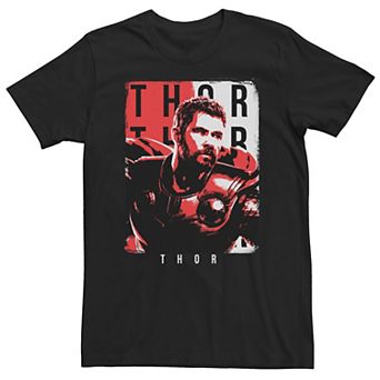 Big & Tall Marvel Avengers Thor Poster Tee