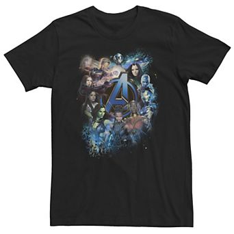 Big & Tall Marvel Avengers Women Power Group Shot Tee
