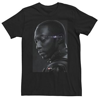 Big & Tall Marvel Avengers Endgame Falcon Avenge The Fallen Poster Tee