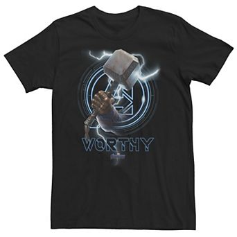 Big & Tall Marvel Avengers Cap Worthy Poster Tee