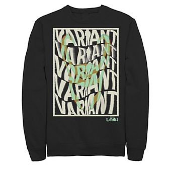 Men's Marvel Loki Variant Word Stack Square Loki Horns Tee