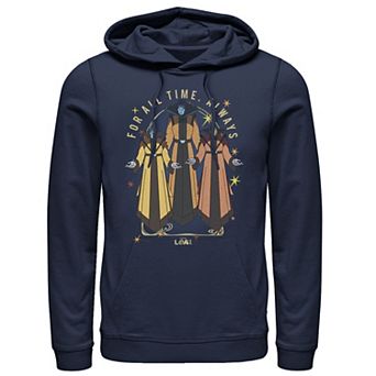 Men's Marvel Loki Time Keepers For All Time Quote Hoodie