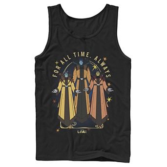 Men's Marvel Loki Time Keepers For All Time Quote Tank Top