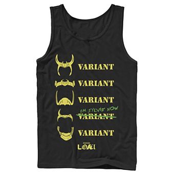 Men's Marvel Loki Variant Sylvie Quote Tank Top