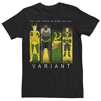 Men's Marvel Loki Variant Panel Poster Tee