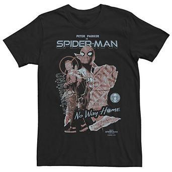 Men's Marvel Spider-Man No Way Home Unmasked Poster Tee