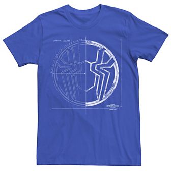Men's Marvel Spider-Man No Way Home Spider Grid Logo Tee