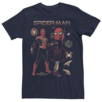 Men's Marvel Spider-Man No Way Home Spidey Schematic Tee