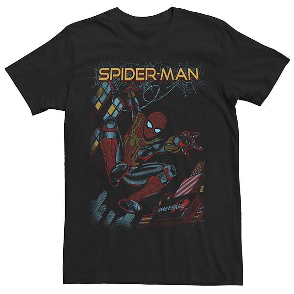 Men's Marvel Spider-Man No Way Home Web Slinging Cover Tee