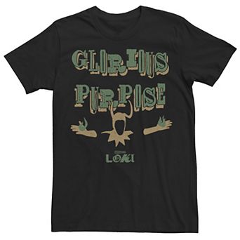 Men's Marvel Loki Glorious Purpose Tee