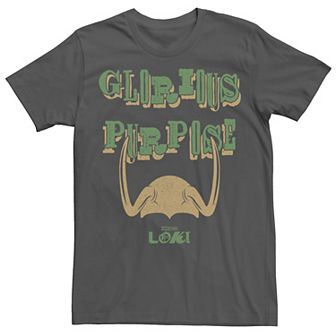 Men's Marvel Loki Glorious Purpose Quote Tee