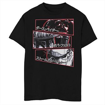 Boys 8-20 Star Wars Visions Stacked Panel Poster Graphic Tee