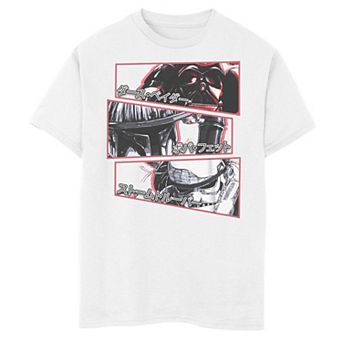 Boys 8-20 Star Wars Visions Stacked Panel Poster Graphic Tee