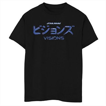 Boys 6-20 Star Wars Visions Kanji Combined Logo Graphic Tee